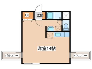 北旺館117の物件間取画像